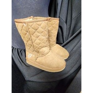 Girls Size 9M Hotcakes Fur Lined Boots. USED